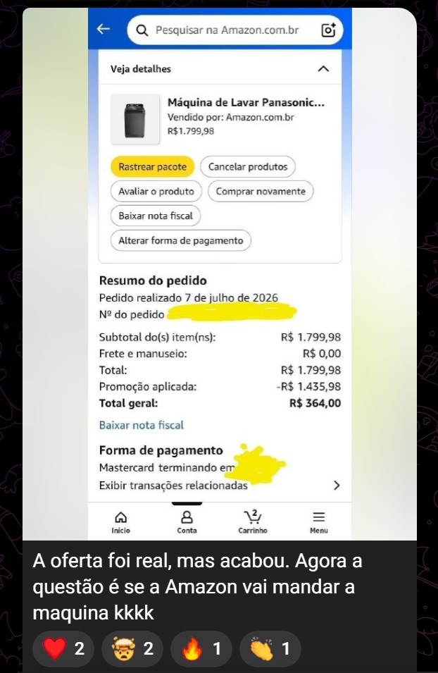 Compra real de lavadora Panasonic